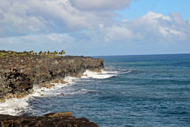 Where the lava flow meets the ocean
