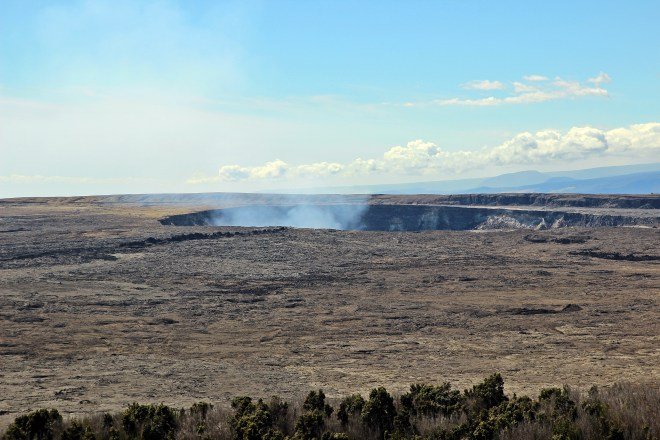 Large Crater at the Visitors Center