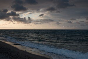 The sunset nearby.