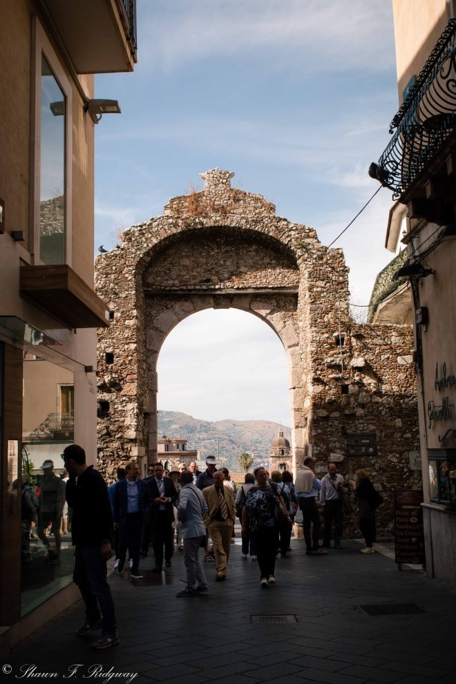 The Arch to Messina at Taormina