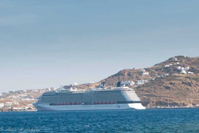 Closer view of the Celebrity Reflection