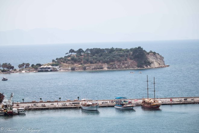 island visible from the ship