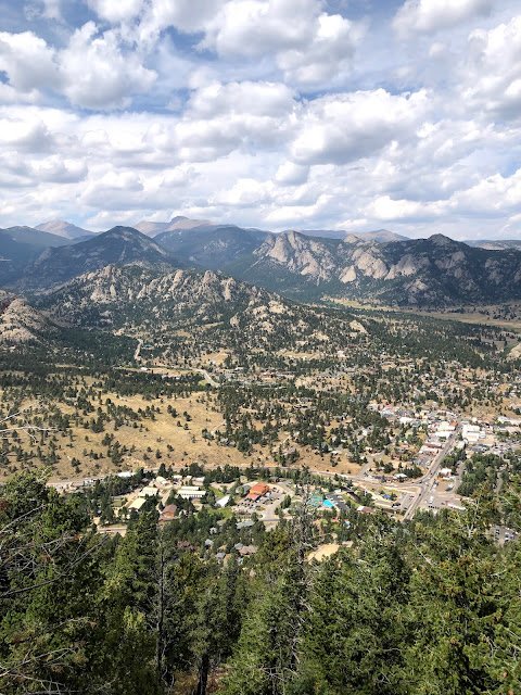 View from the top of the Tram in Estes Park - Prospect Mountain