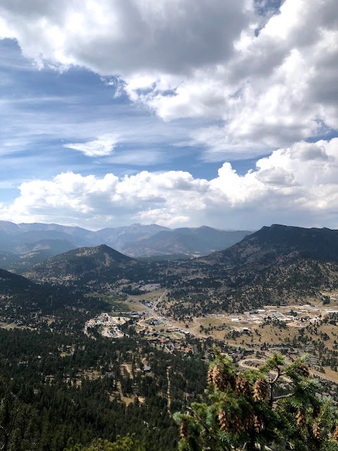 View from the top of the Tram in Estes Park - Prospect Mountain