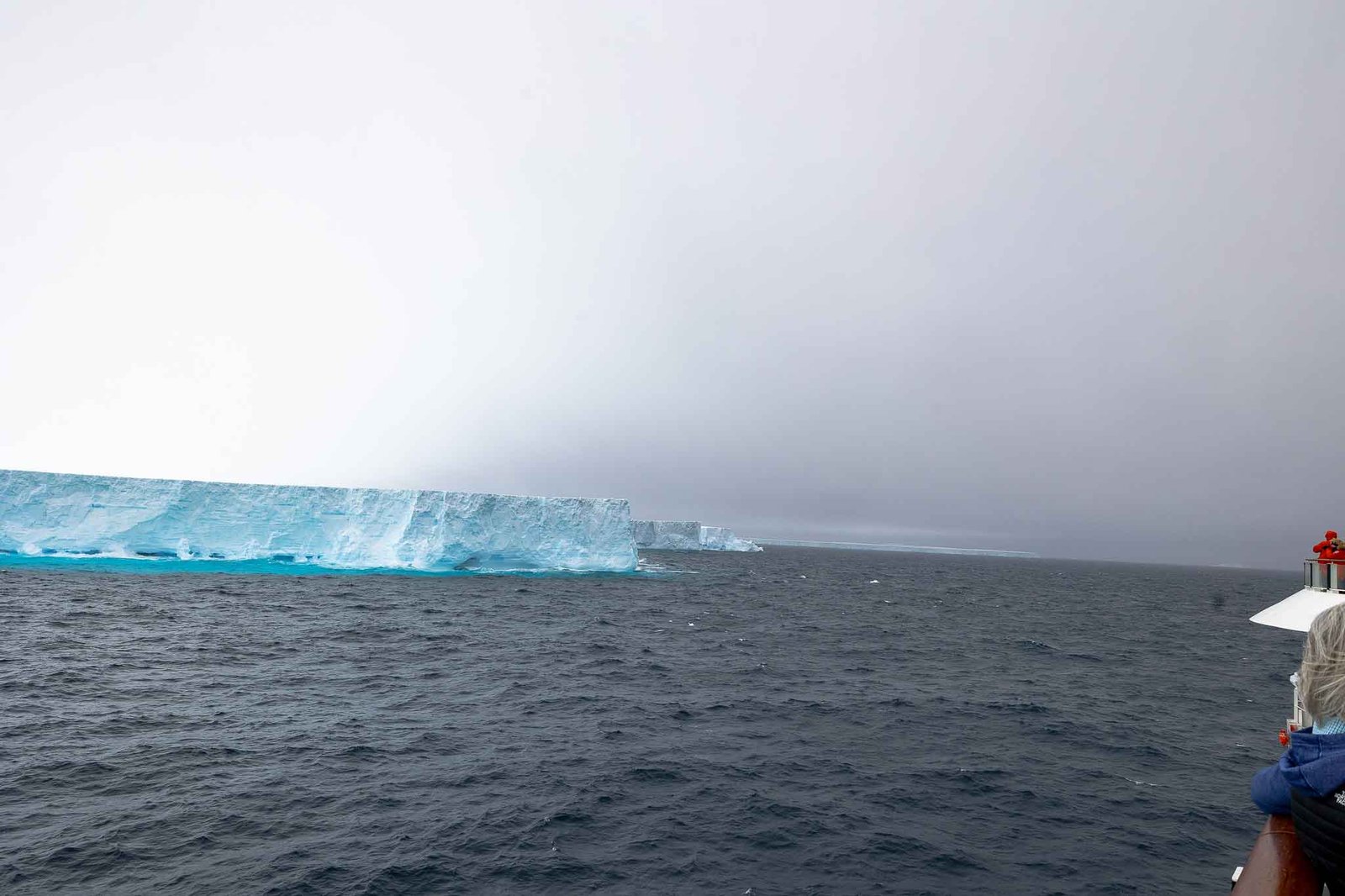 A23a alongside the ship