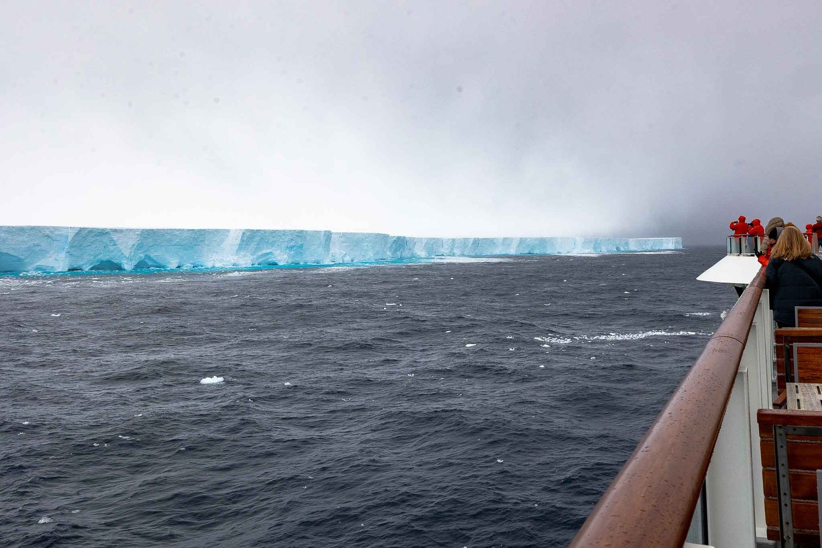 A23a alongside the ship