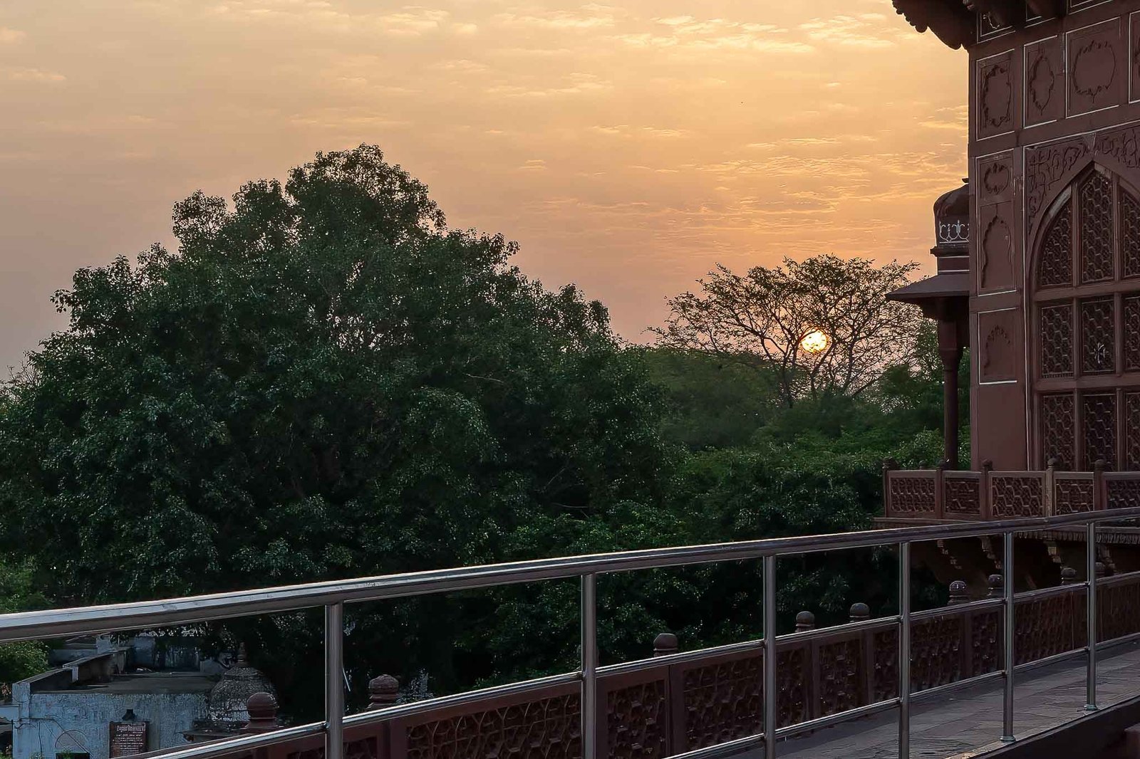 Taj Mahal views at Sunrise