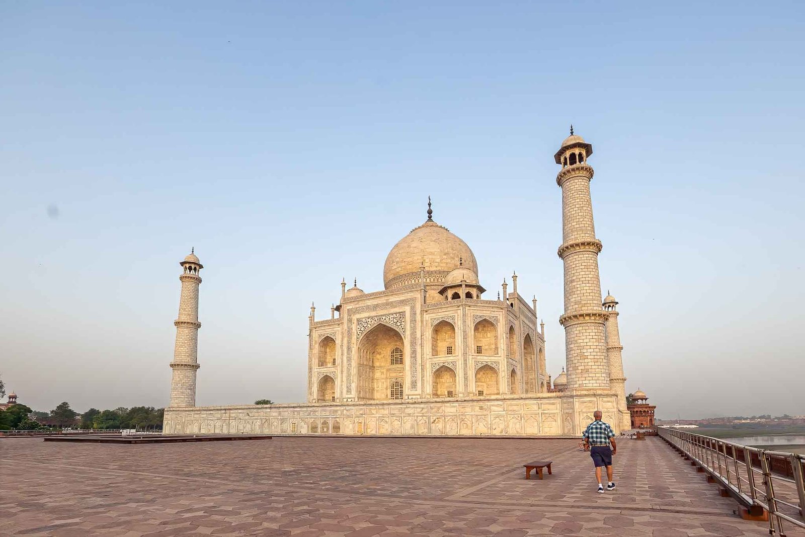 Conrad at the Taj Mahal