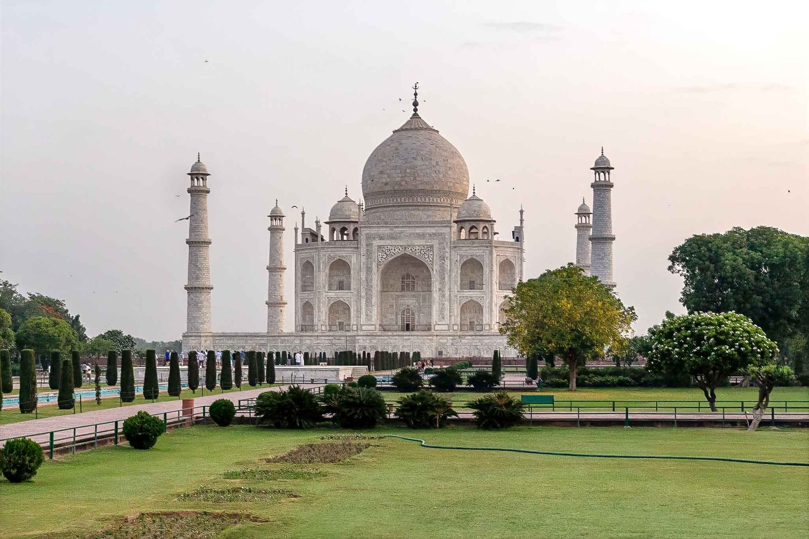 Taj Mahal views at Sunrise