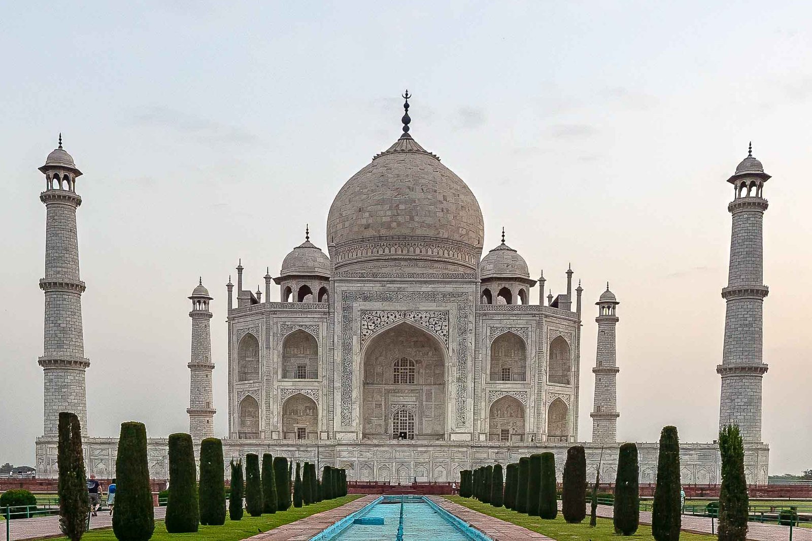 Taj Mahal views at Sunrise
