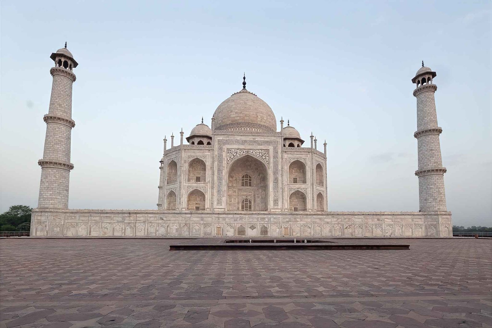 Taj Mahal views at Sunrise