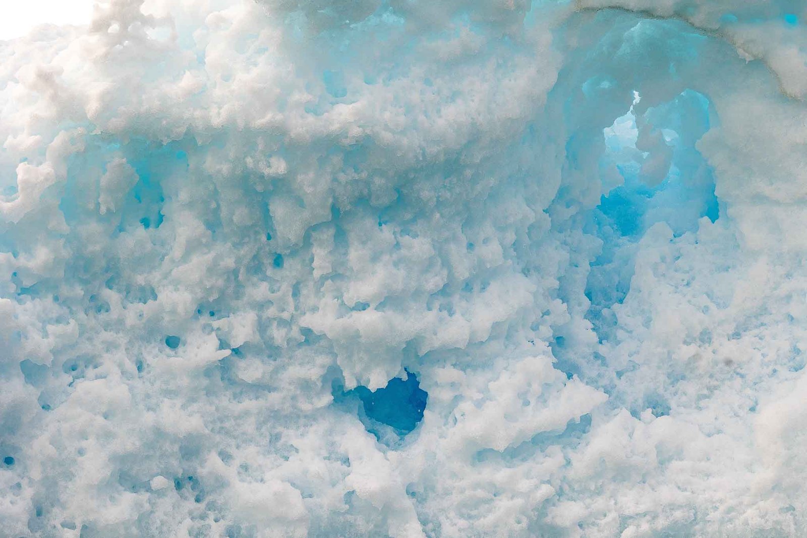 Ice around the island