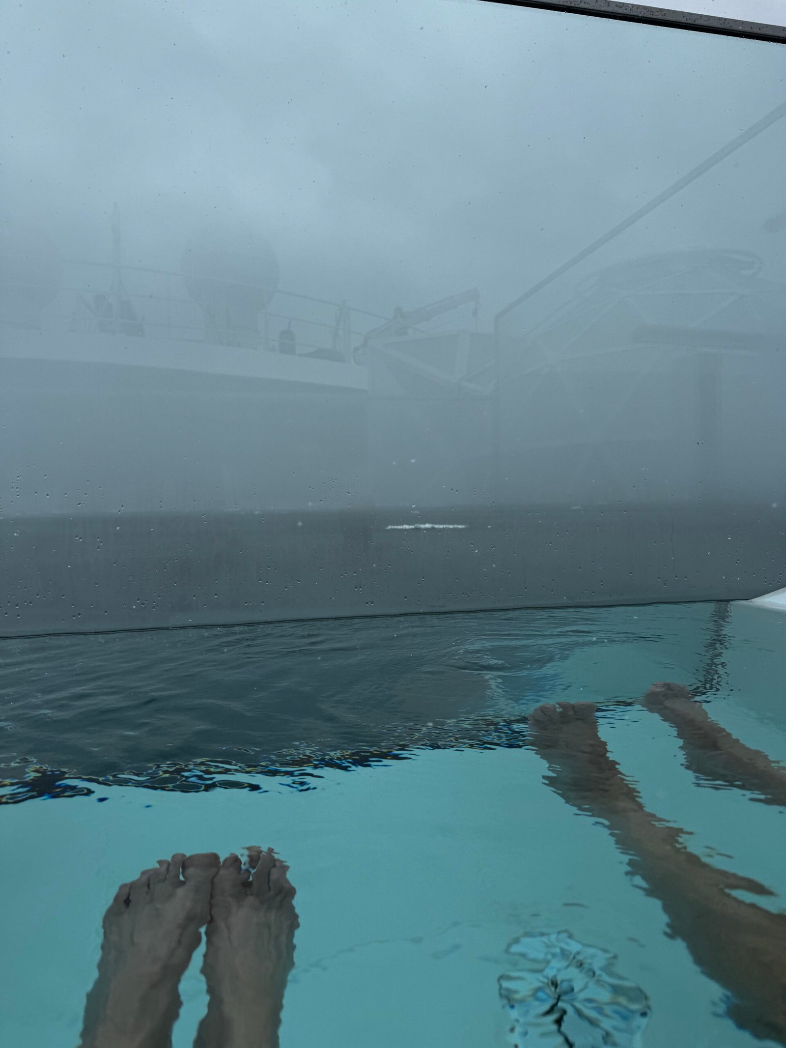 View from the hot tub
