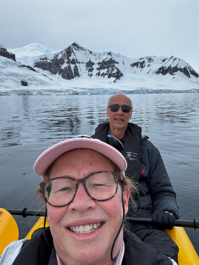 Kayaking in Antartica