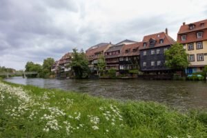 Homes along the canal