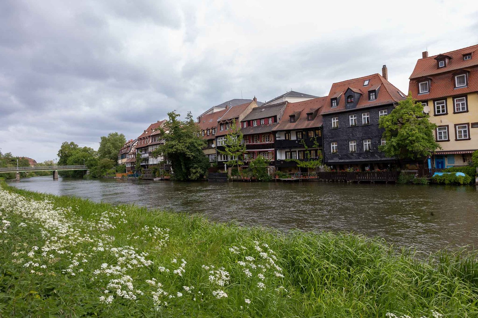 Homes along the canal