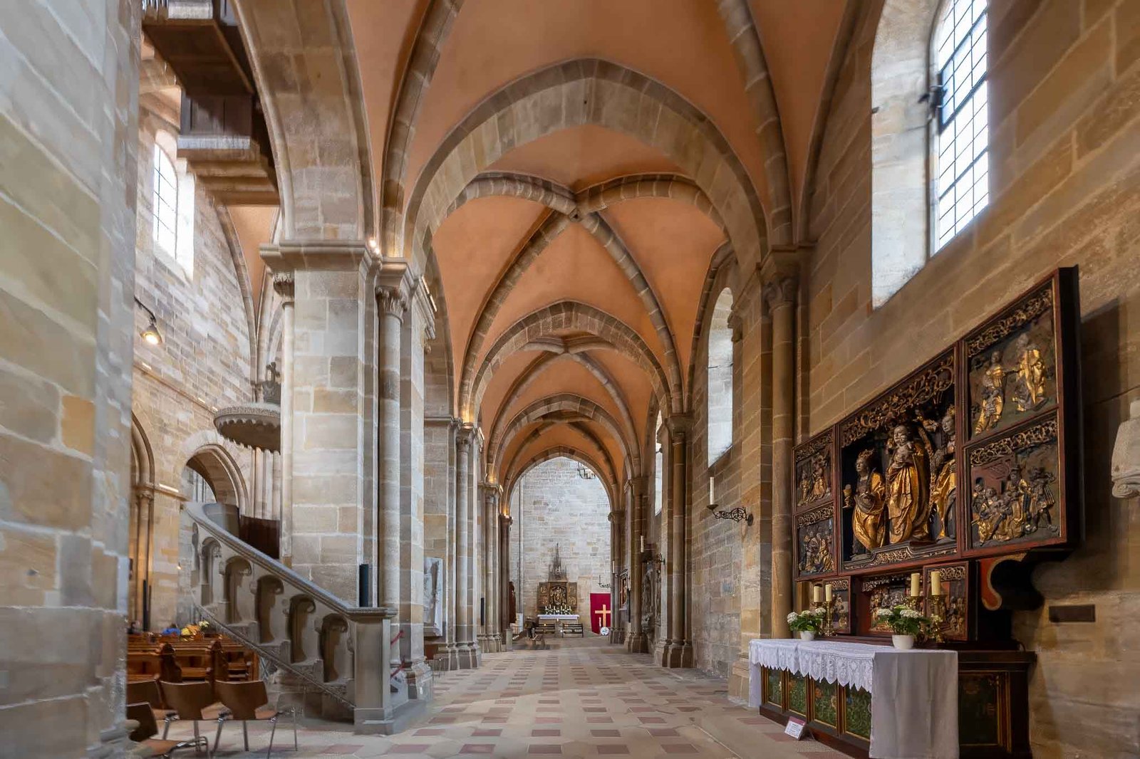 Inside the Bamberg Cathedral