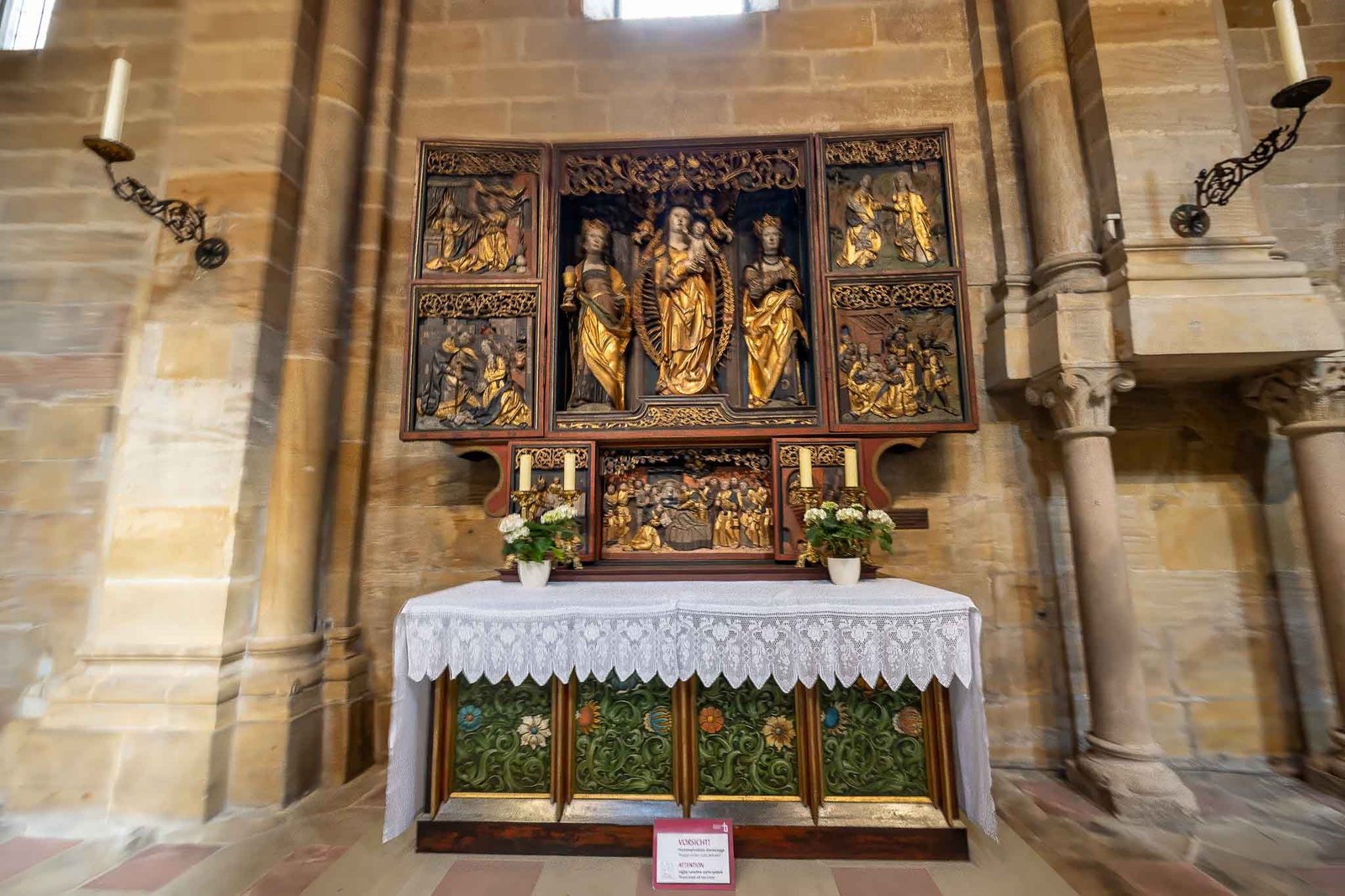 Inside the Bamberg Cathedral