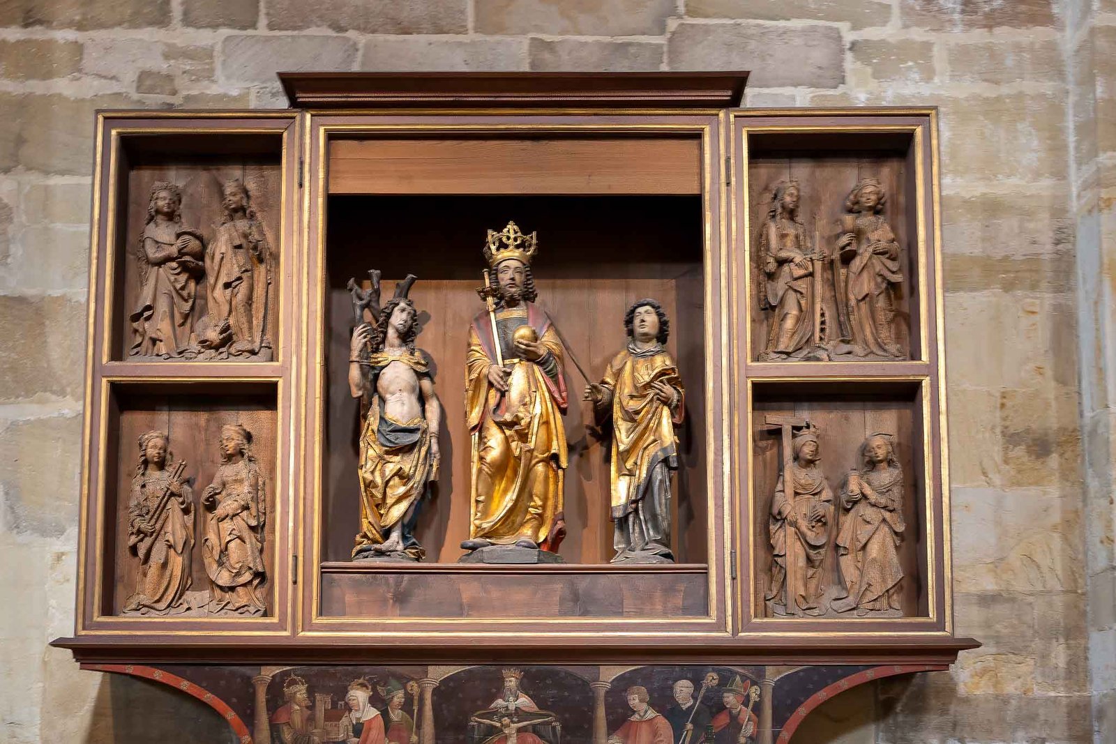 Inside the Bamberg Cathedral