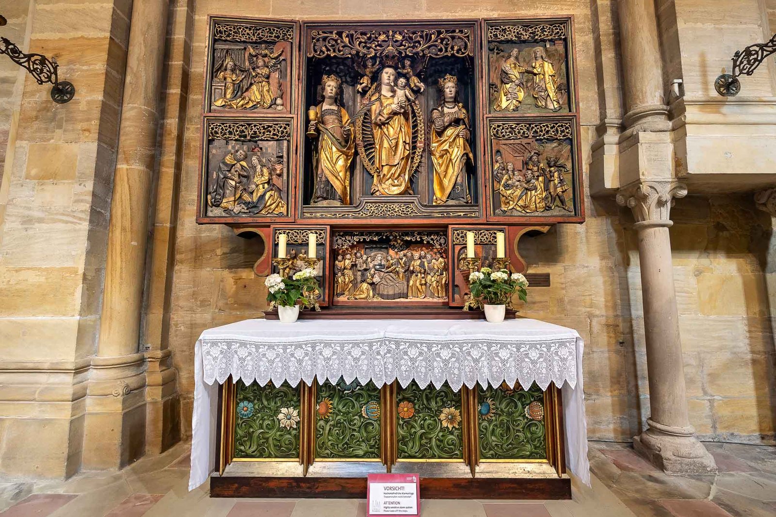 Inside the Bamberg Cathedral