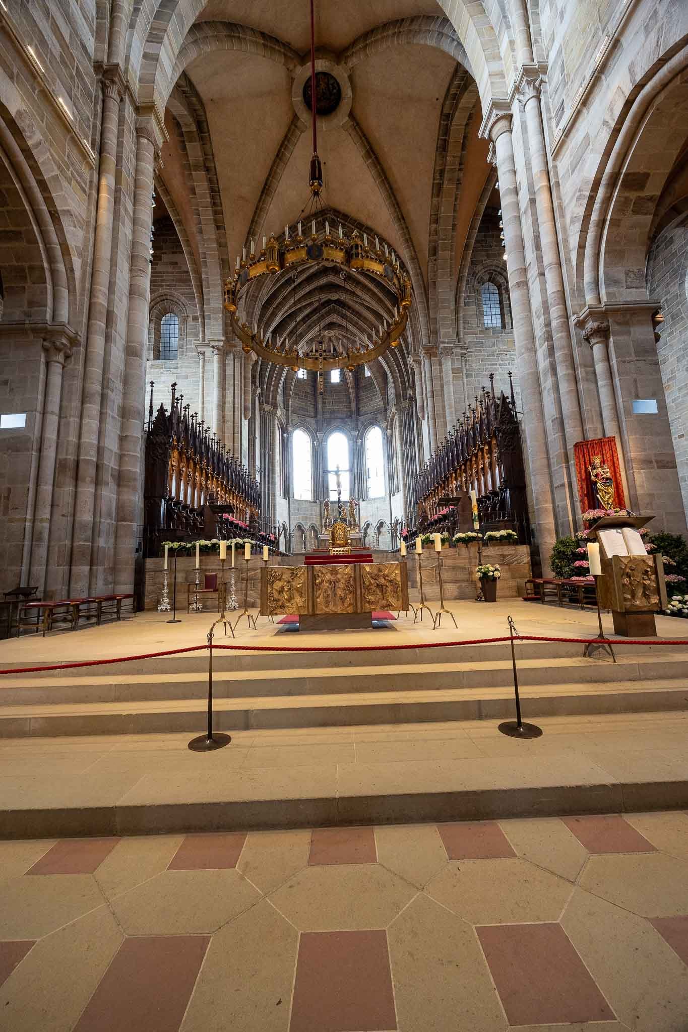 Inside the Bamberg Cathedral