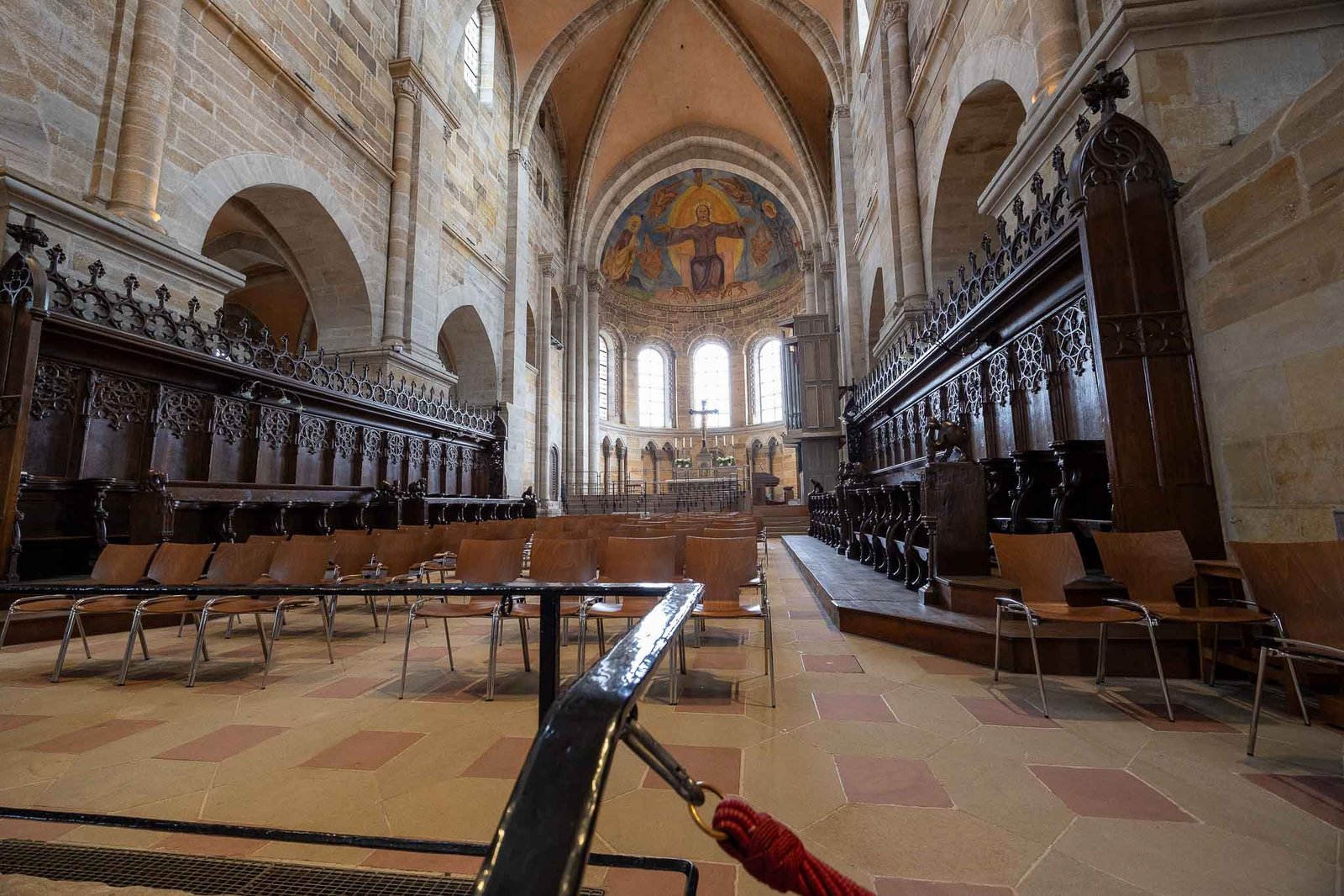 Inside the Bamberg Cathedral