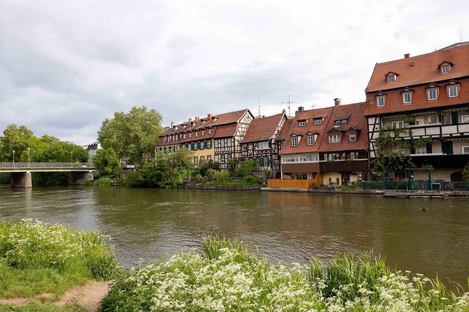 Homes along the canal