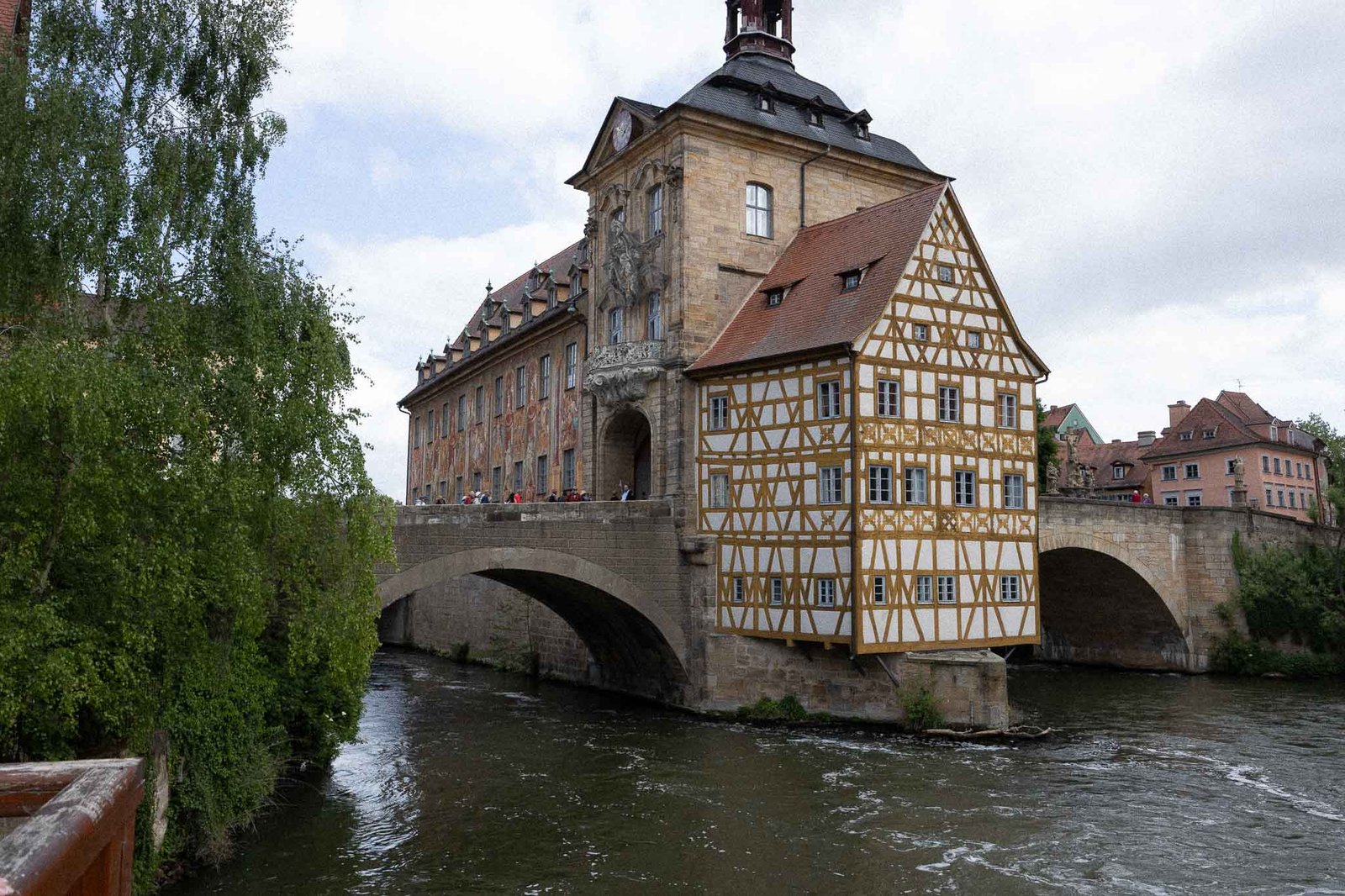 Altes Rathaud - 1462 old town hall on the river Regnitz