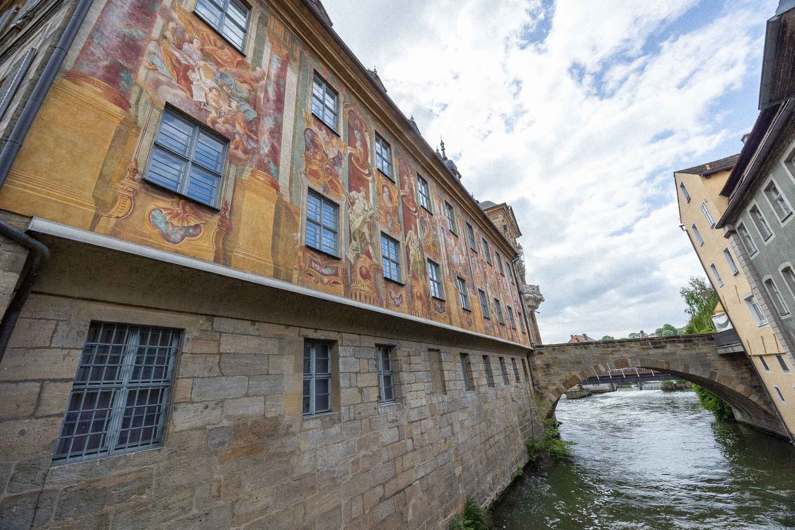 Altes Rathaud - 1462 old town hall on the river Regnitz