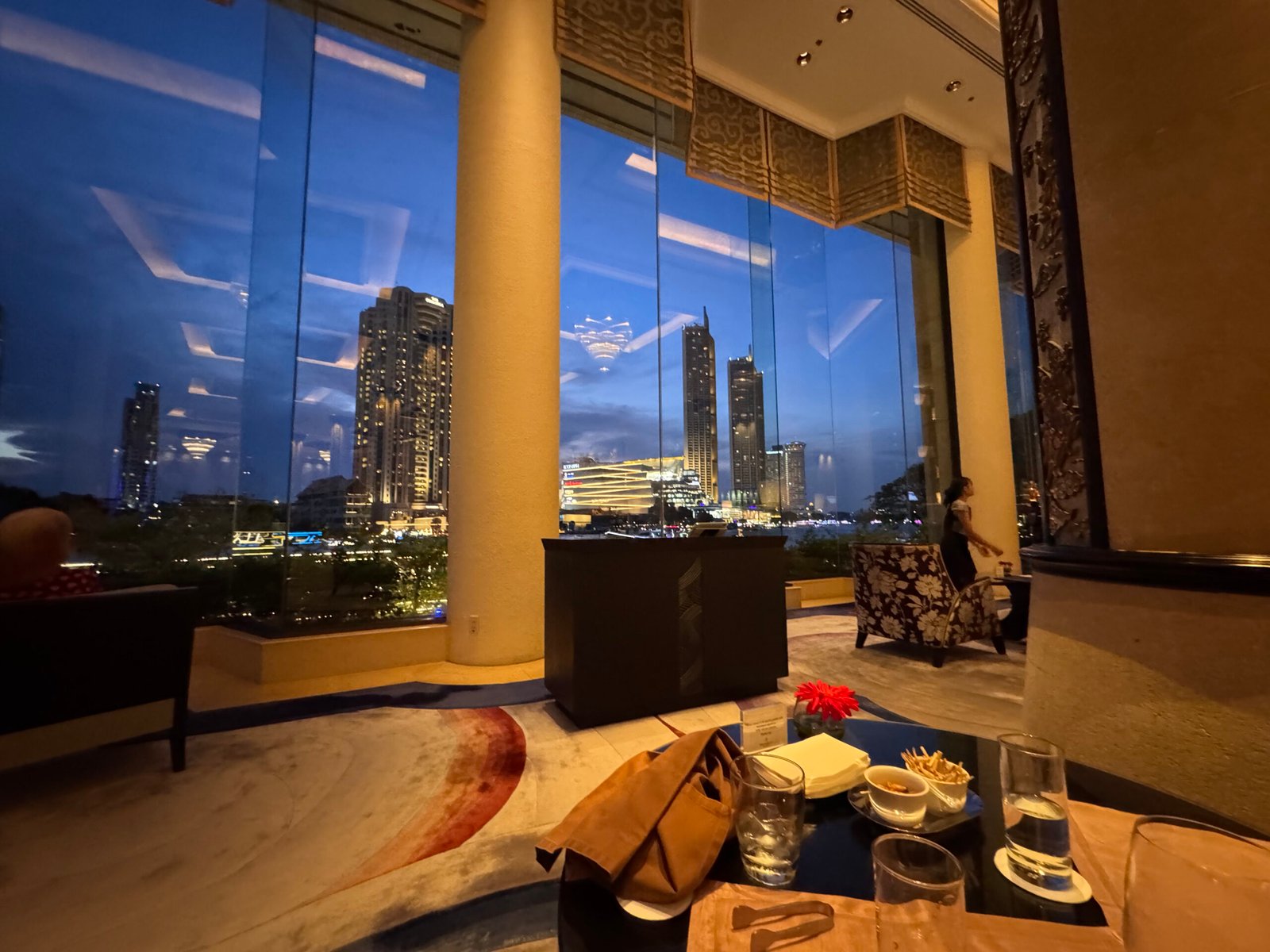 View from the bar