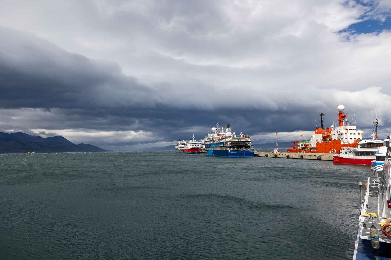 Leaving port