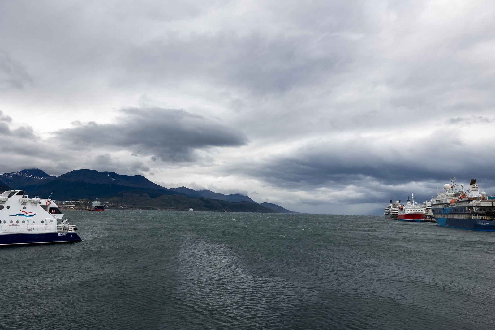 Ushuaia and the port