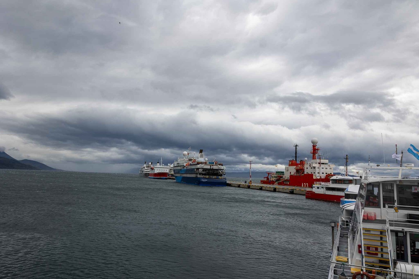 Ushuaia and the port