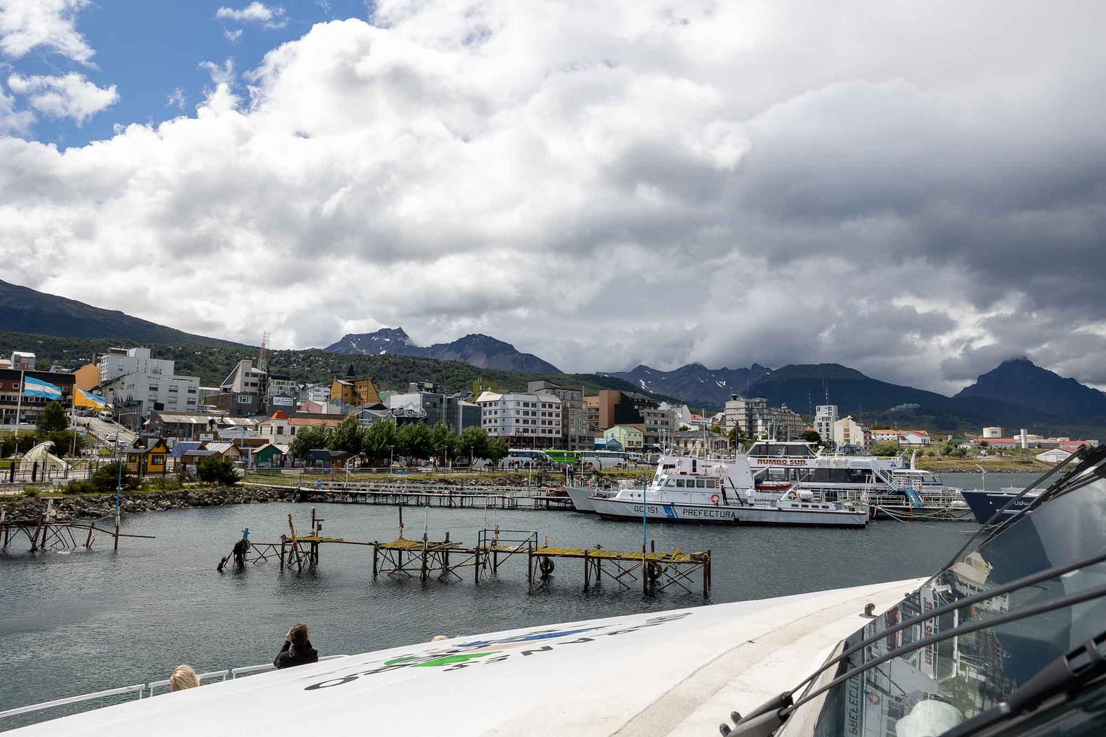Ushuaia and the port
