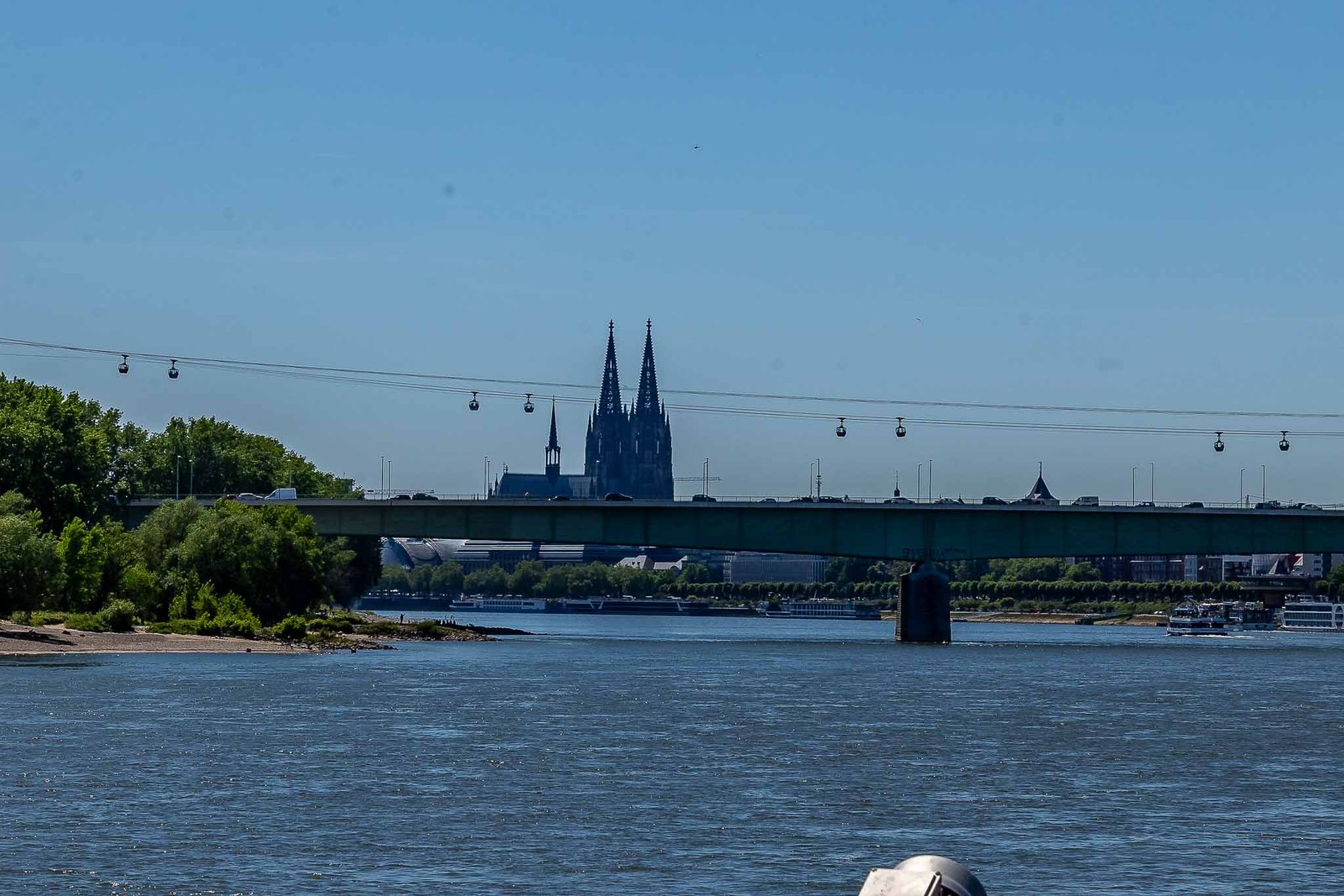 Sailing towards Cologne