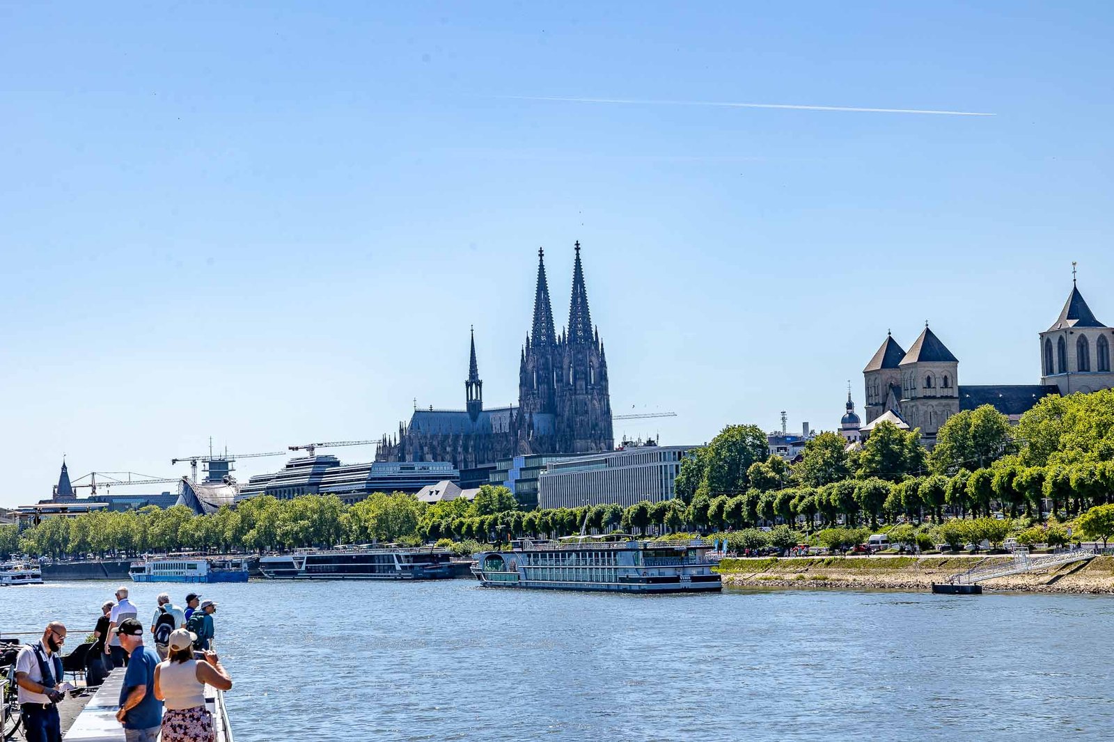 Cologne Cathedral as we arrive
