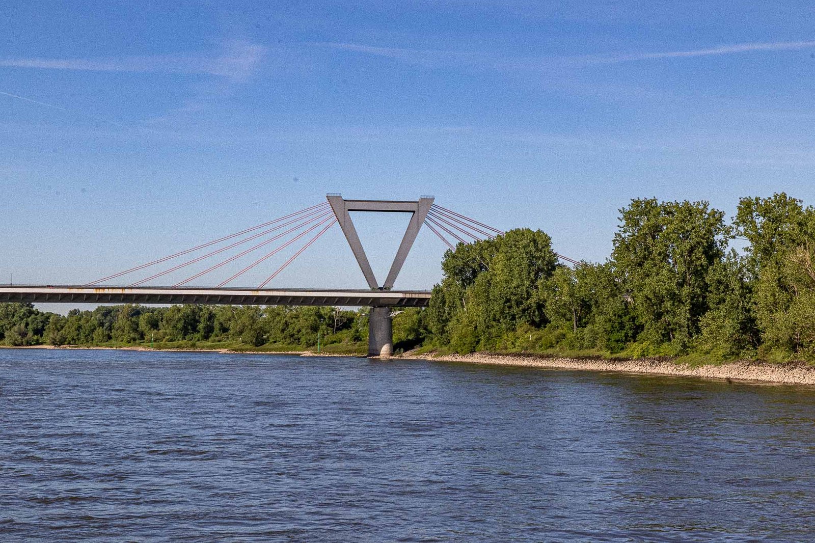 Sailing towards Cologne