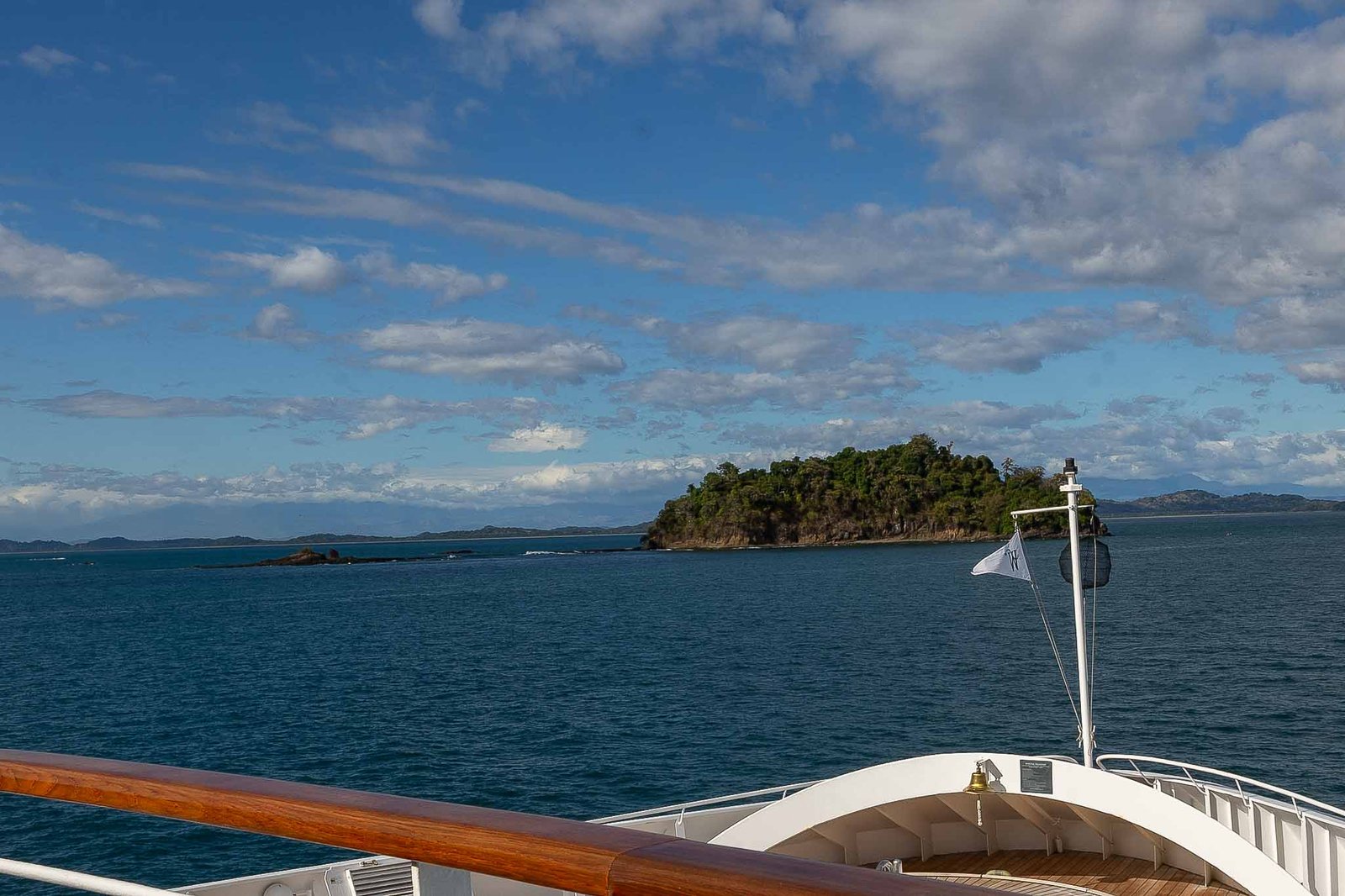 Views from the ship as we were anchored.