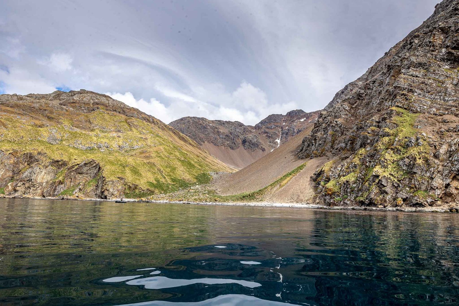 Godthul Bay from the Kayaks