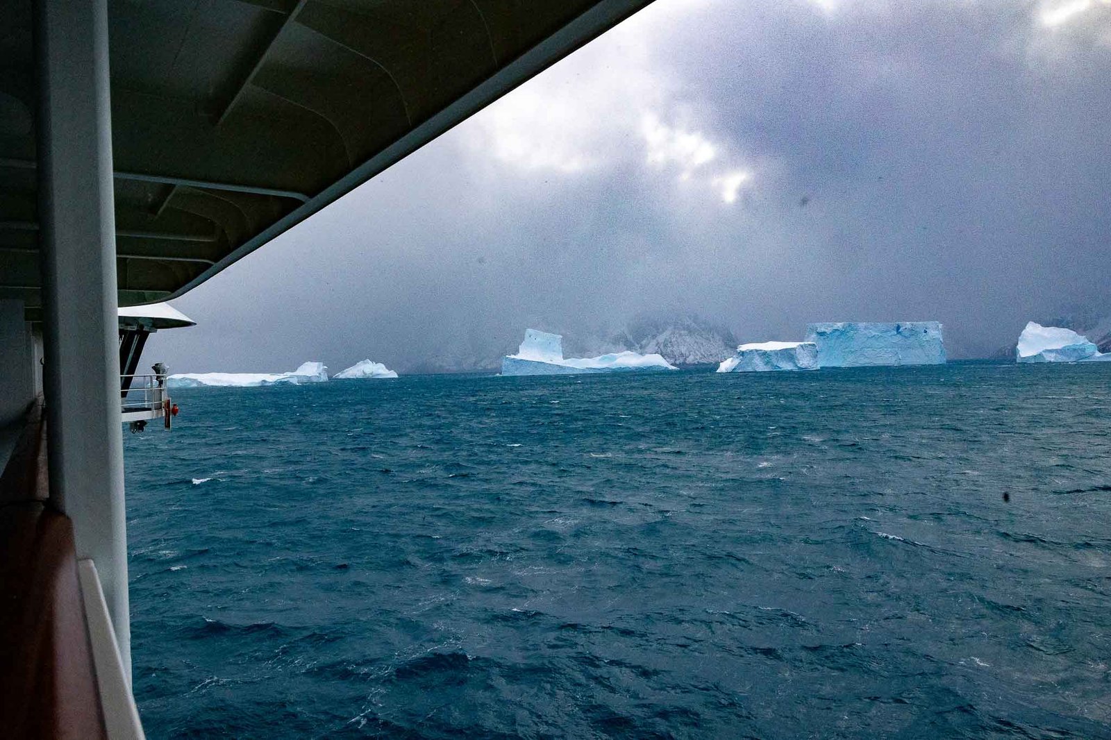 Icebergs off South Georgia