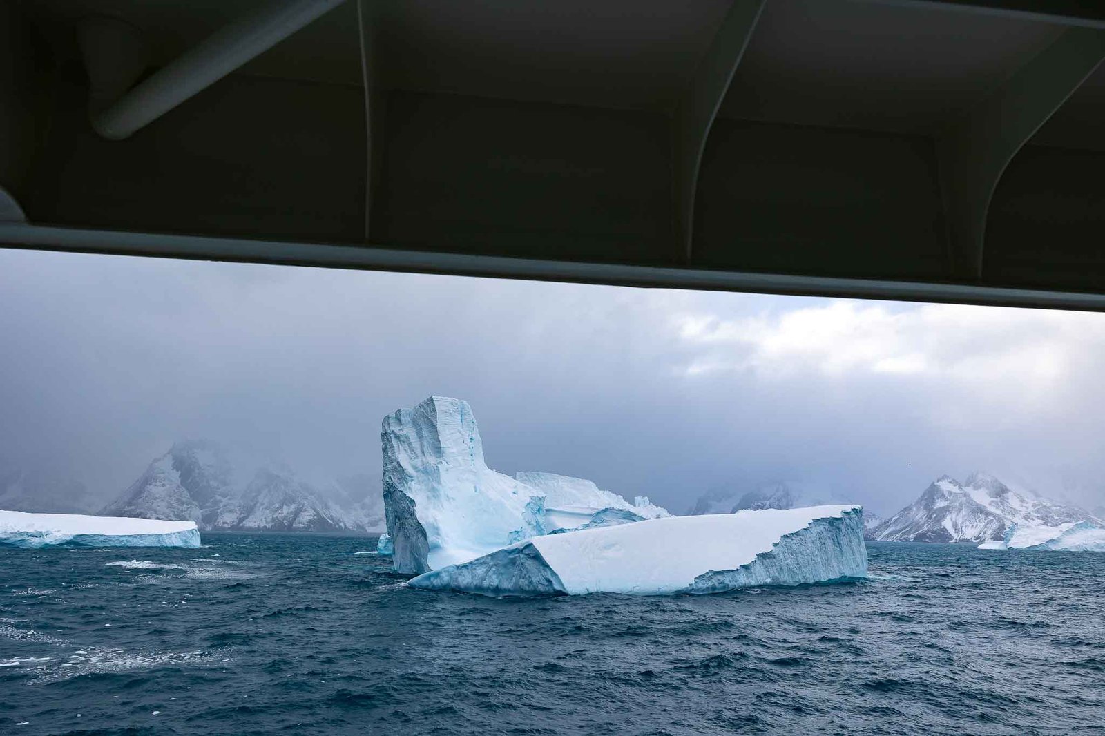 Icebergs off South Georgia