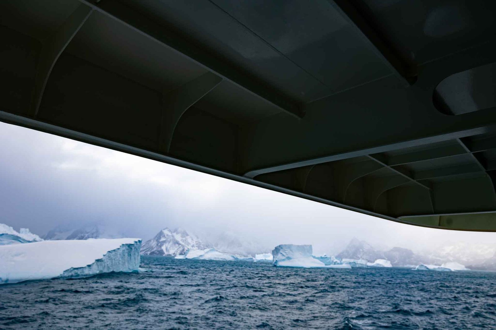 Icebergs off South Georgia