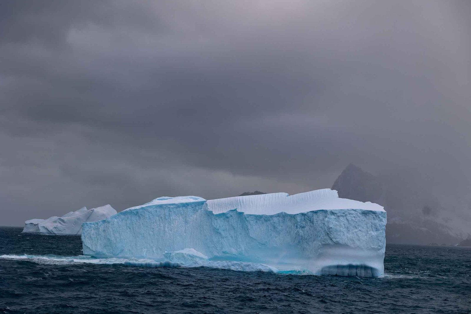 Icebergs off South Georgia