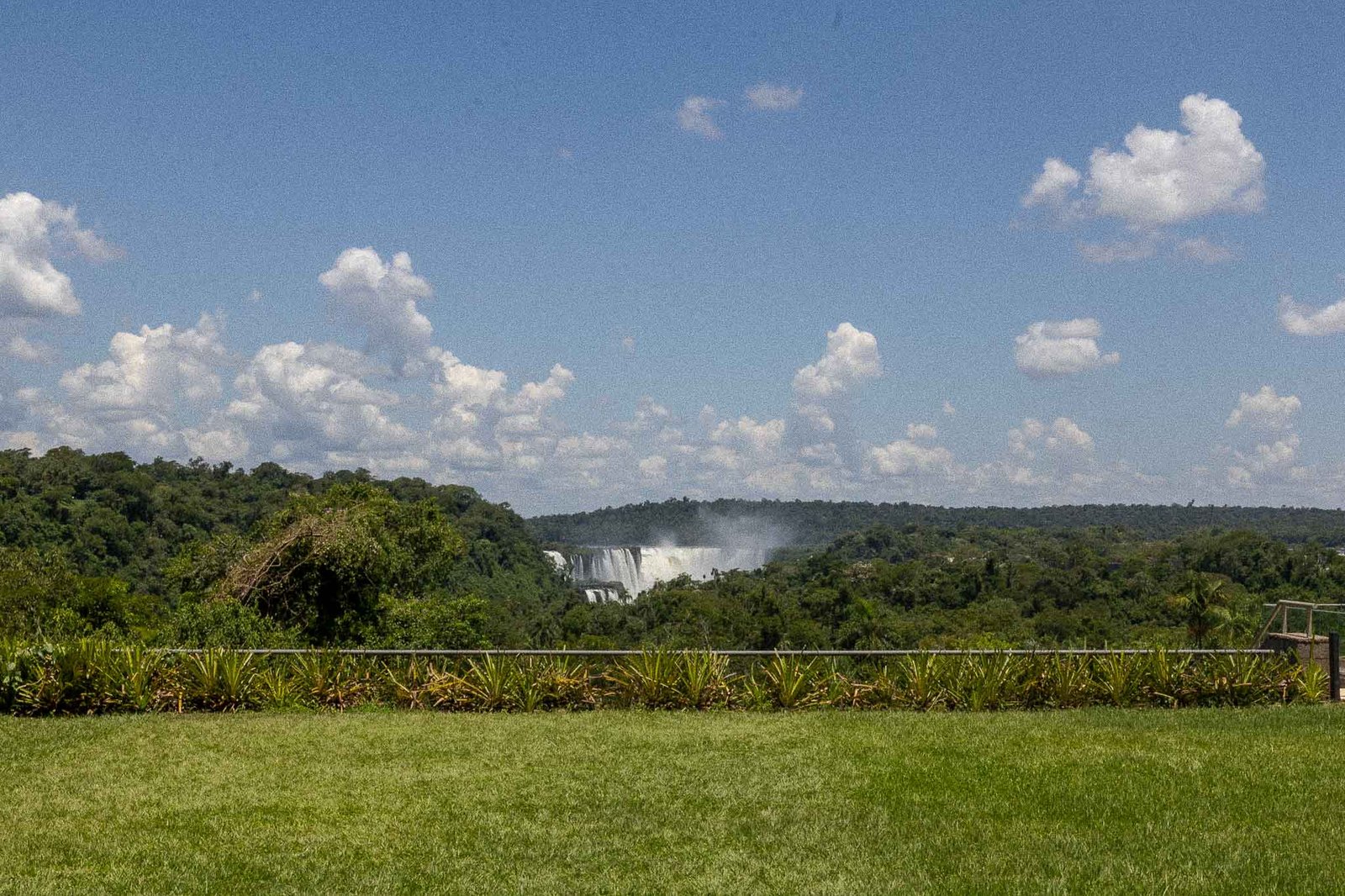 View of the falls from the hotel
