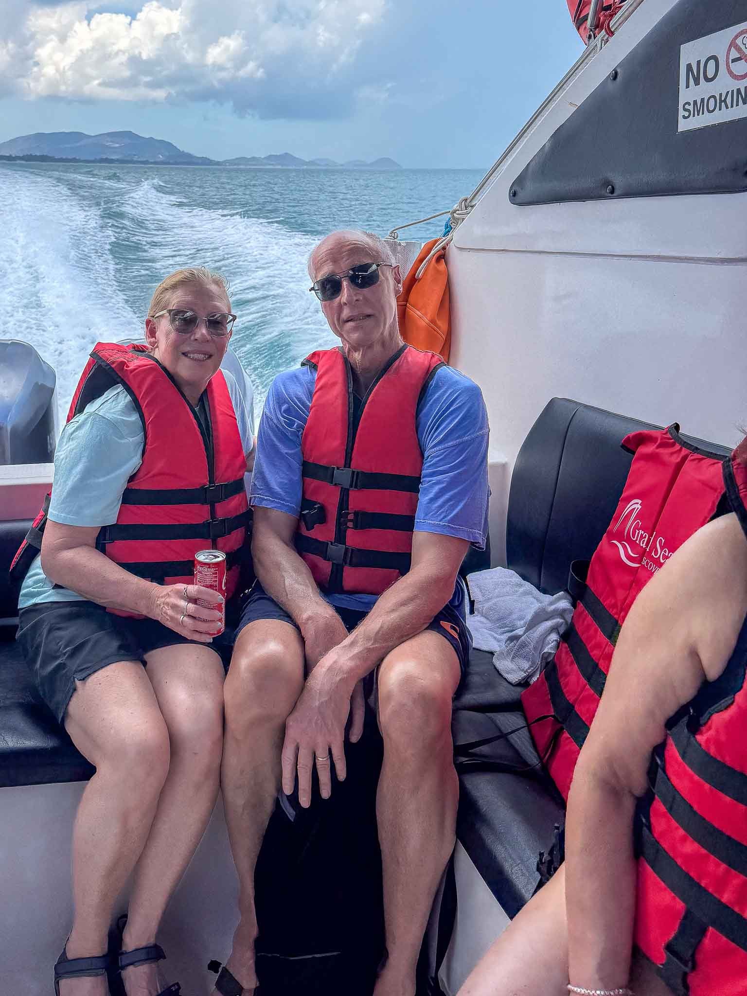 Us after Snorkelling