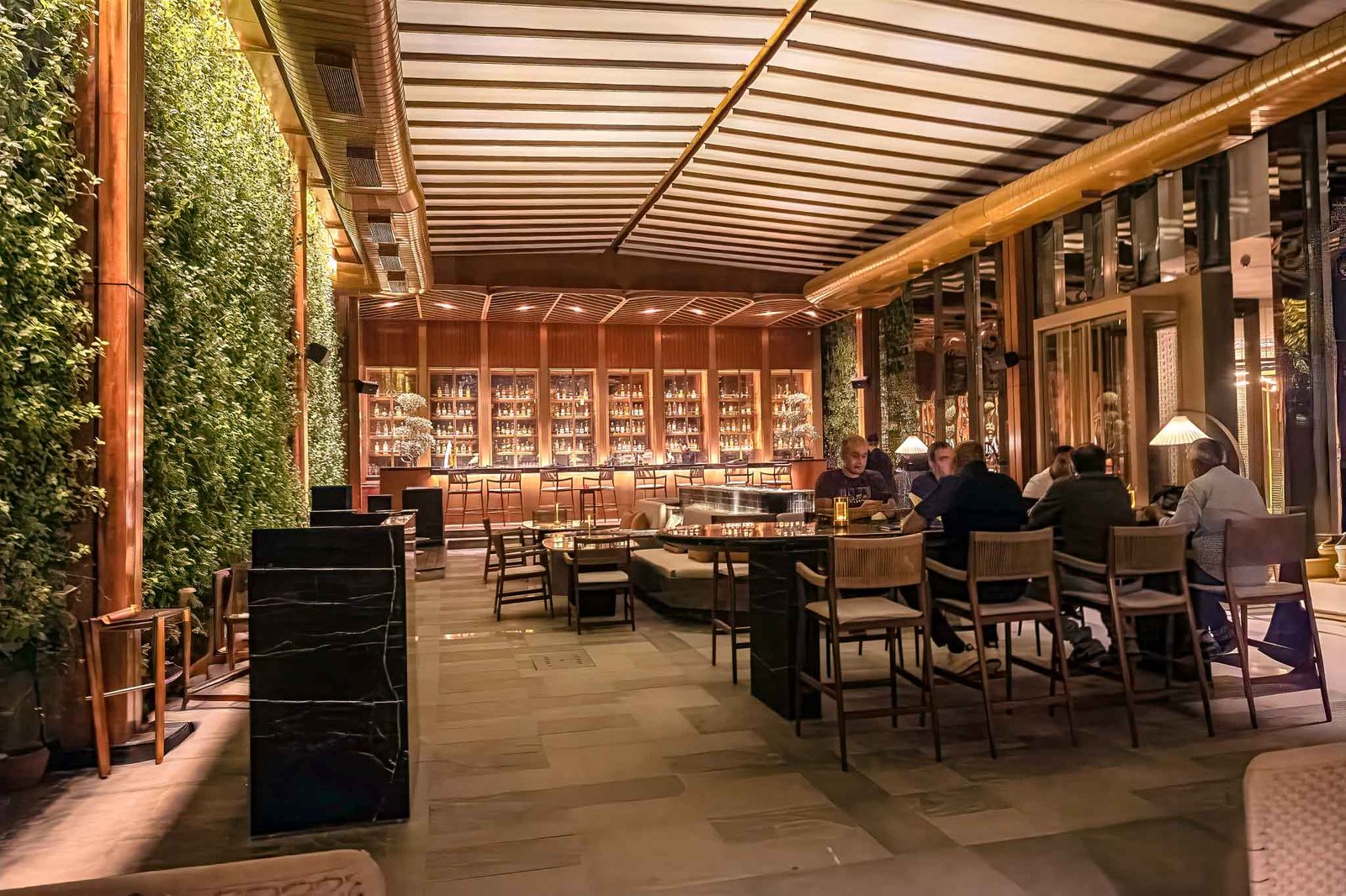 Open air bar