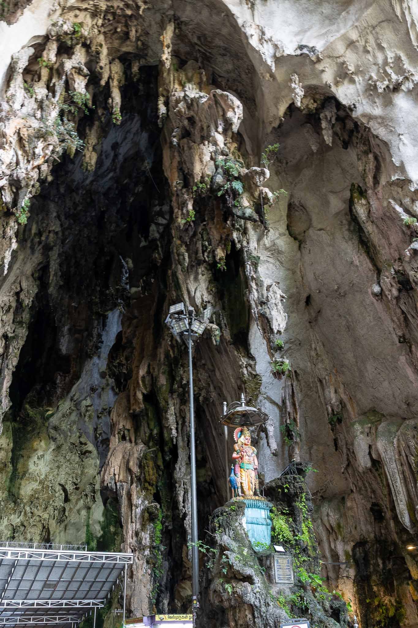 Inside the caves