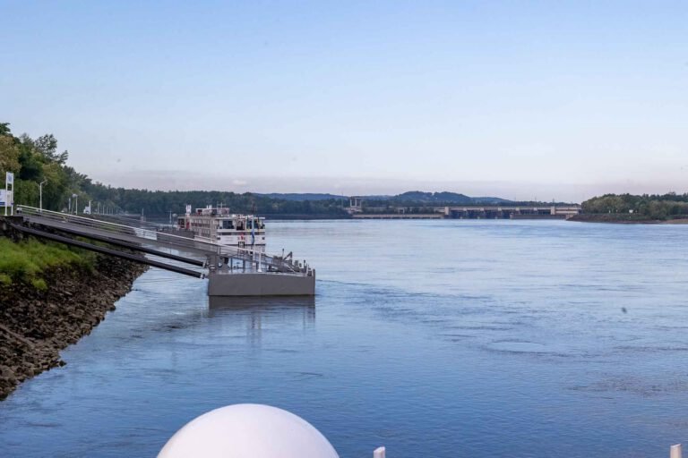 Our docking location in Melk