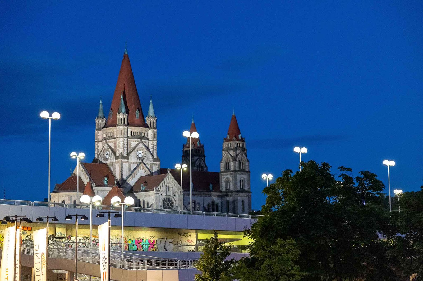 Vienna at night