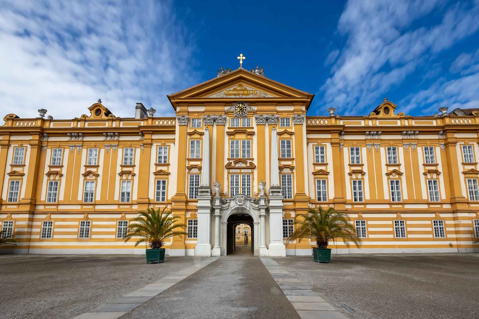 Entrance of the abbey